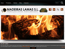 Tablet Screenshot of madeiraslamas.net